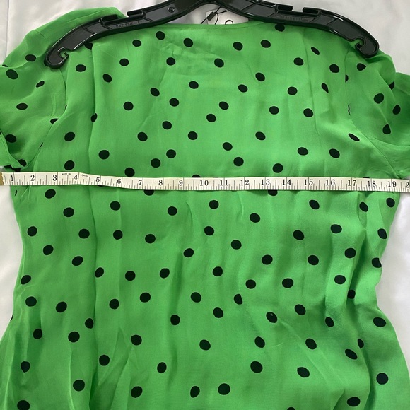 Ganni printed georgette wrap top - Picture 11 of 16